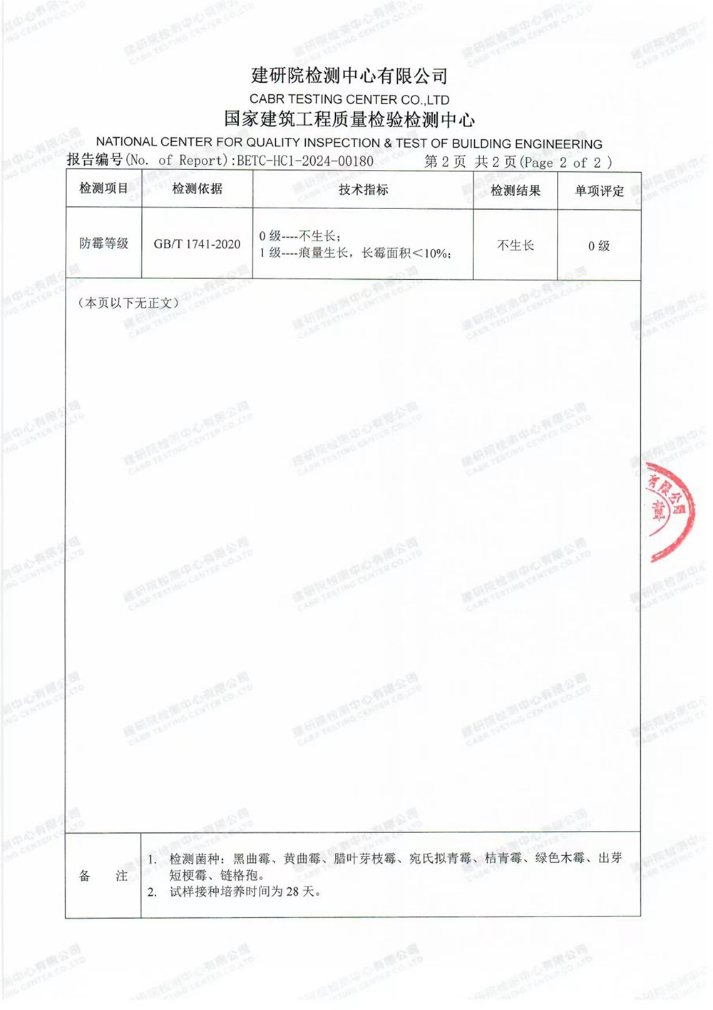 檢測報(bào)告